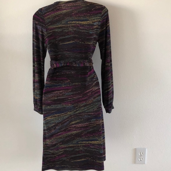 Veronica M wrap dress long sleeve size small - Picture 5 of 7